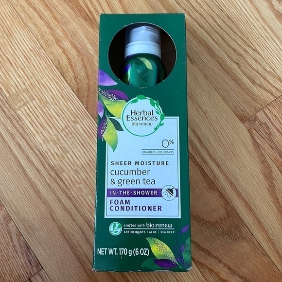 Herbal Essences bio:renew In Shower Foam Conditioner 6 oz Cucumber & Green Tea - Picture 3 of 7